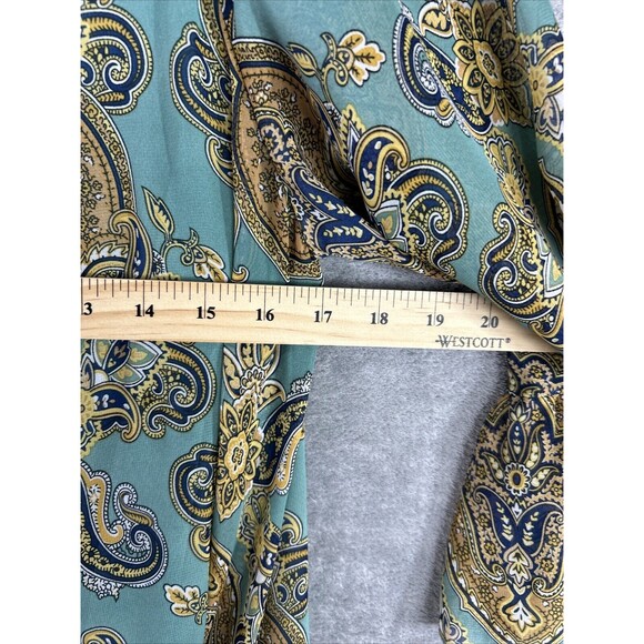 Doe & Rae Small Green Paisley Floral Dress Sheath Boho Festival Cottage *Read* - Picture 8 of 14